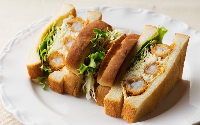 海老フライサンド