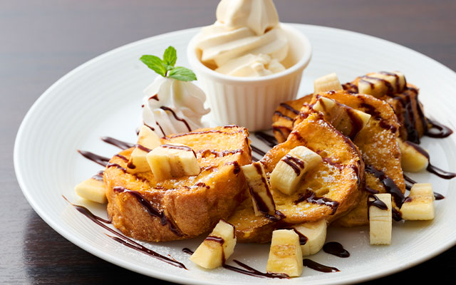 フレンチトースト チョコバナナ